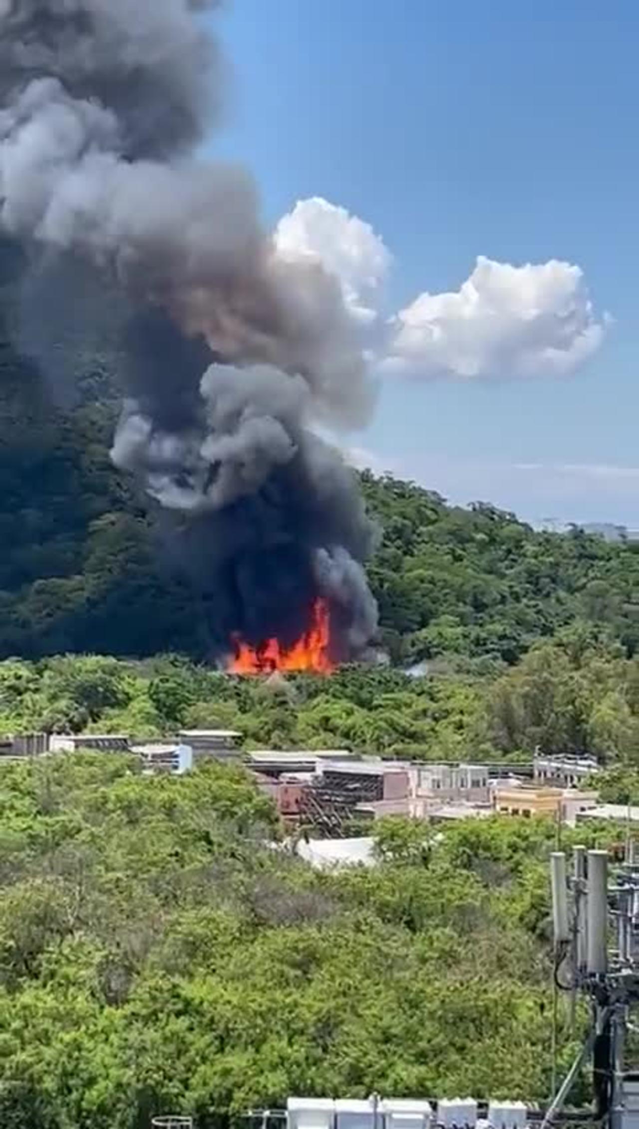 URGENT! Projac Rede Globo TV studio in flames - Rio de Janeiro 11/18/2022.