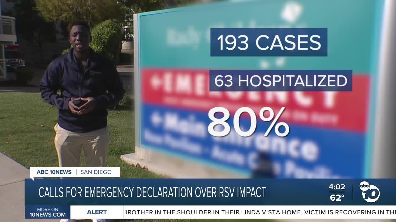 Children's healthcare providers sound alarm on RSV, call for national emergency declaration