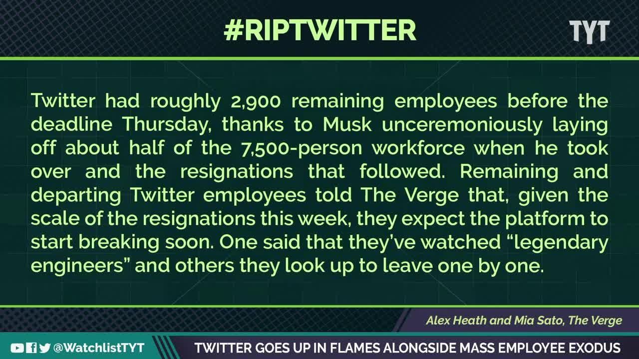 Musk Makes Massive Cuts To Twitter Staff...Because He Can