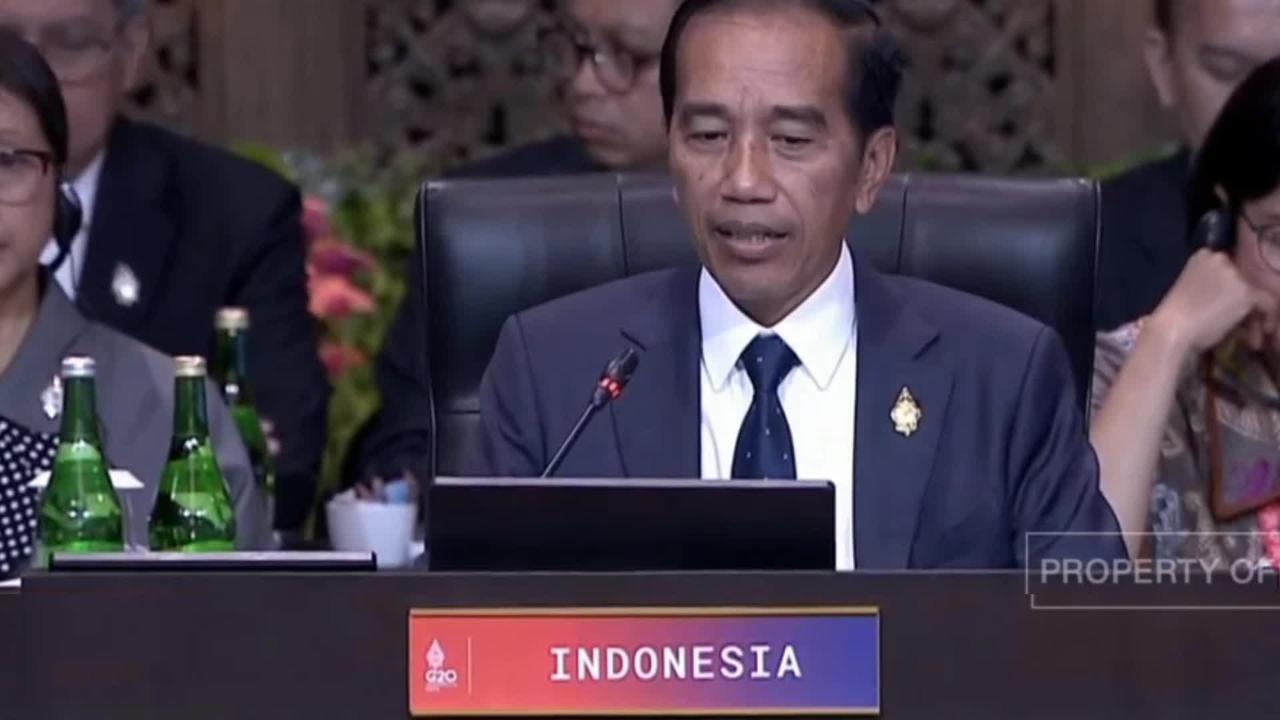 president joko widodo officially opened the G20 Summit in Bali