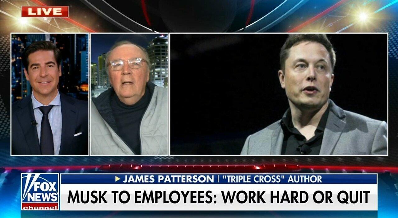 James Patterson: Elon's Hard Work Initiative Is Beautiful