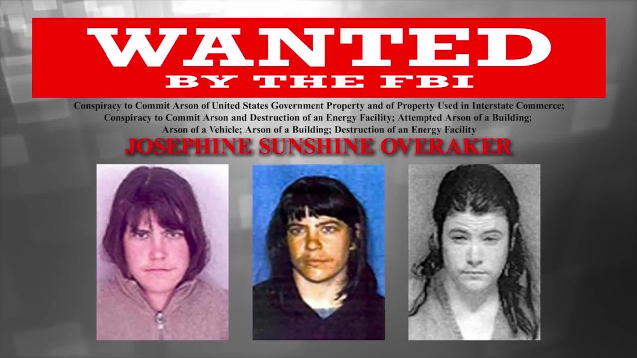 Wanted by the FBI Josephine Sunshine Overaker
