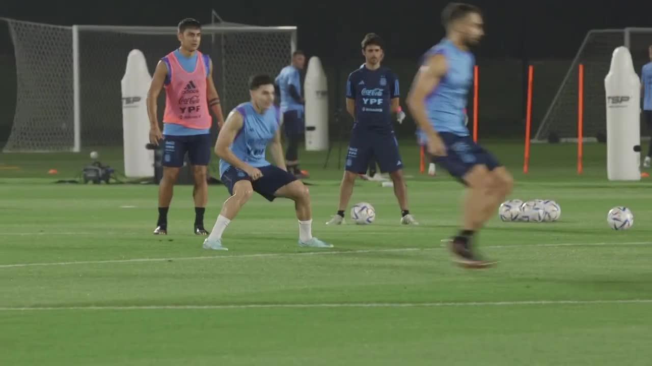 Messi does not participate in Argentina's first open practice in Doha; 2022 World Cup in Qatar