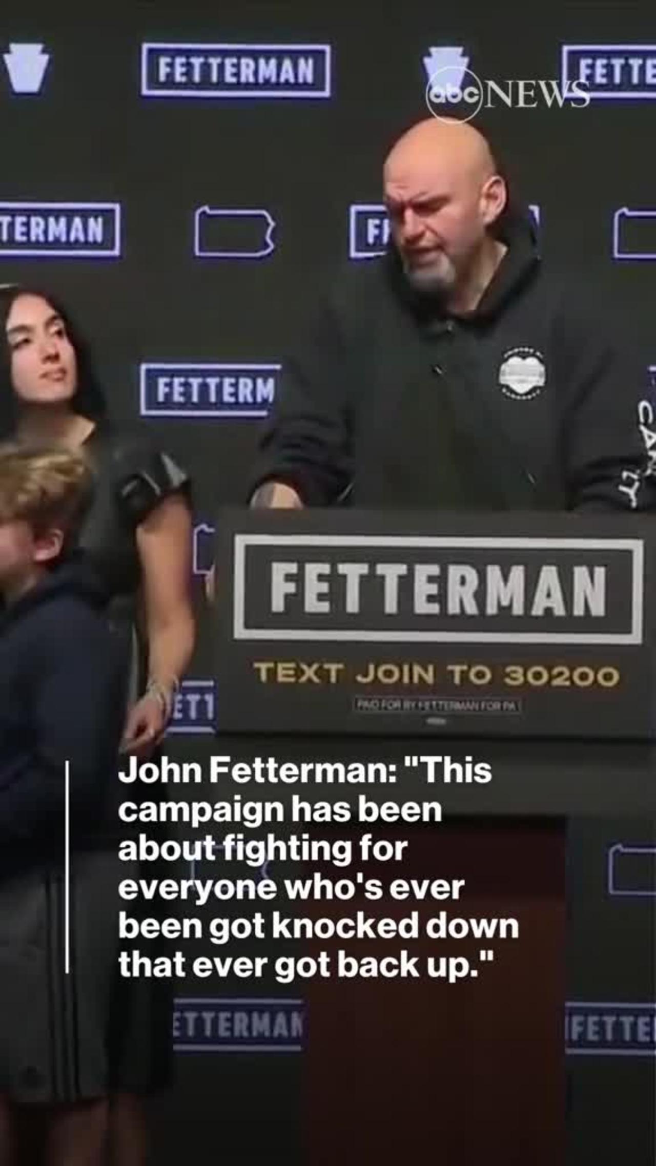 #Democrat John #Fetterman after being projected to win the #Pennsylvania #Senate race: