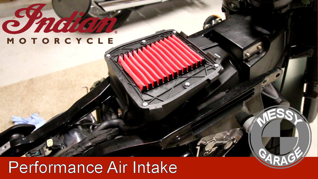 Indian Scout Bobber - Indian performance air intake install