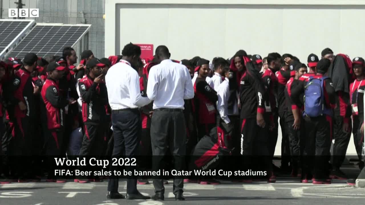 Qatar bans alcohol at 2022 World Cup stadiums - BBC News