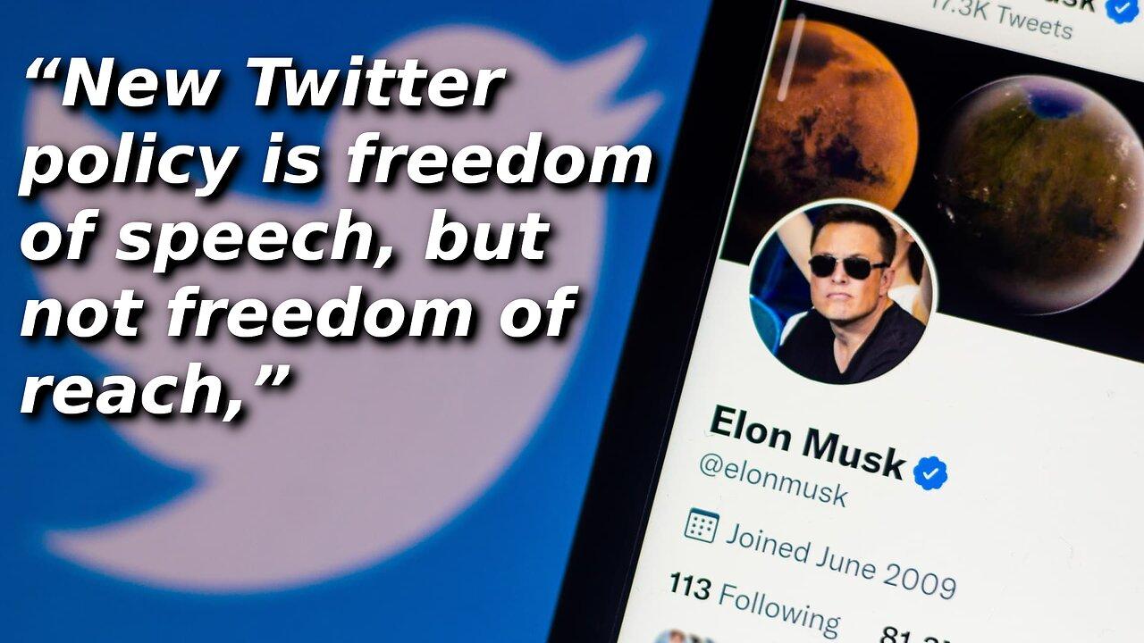 So Much for Musk Bringing Free Speech Back to Twitter. “Negative/Hate Tweets” to be Shadowbanned