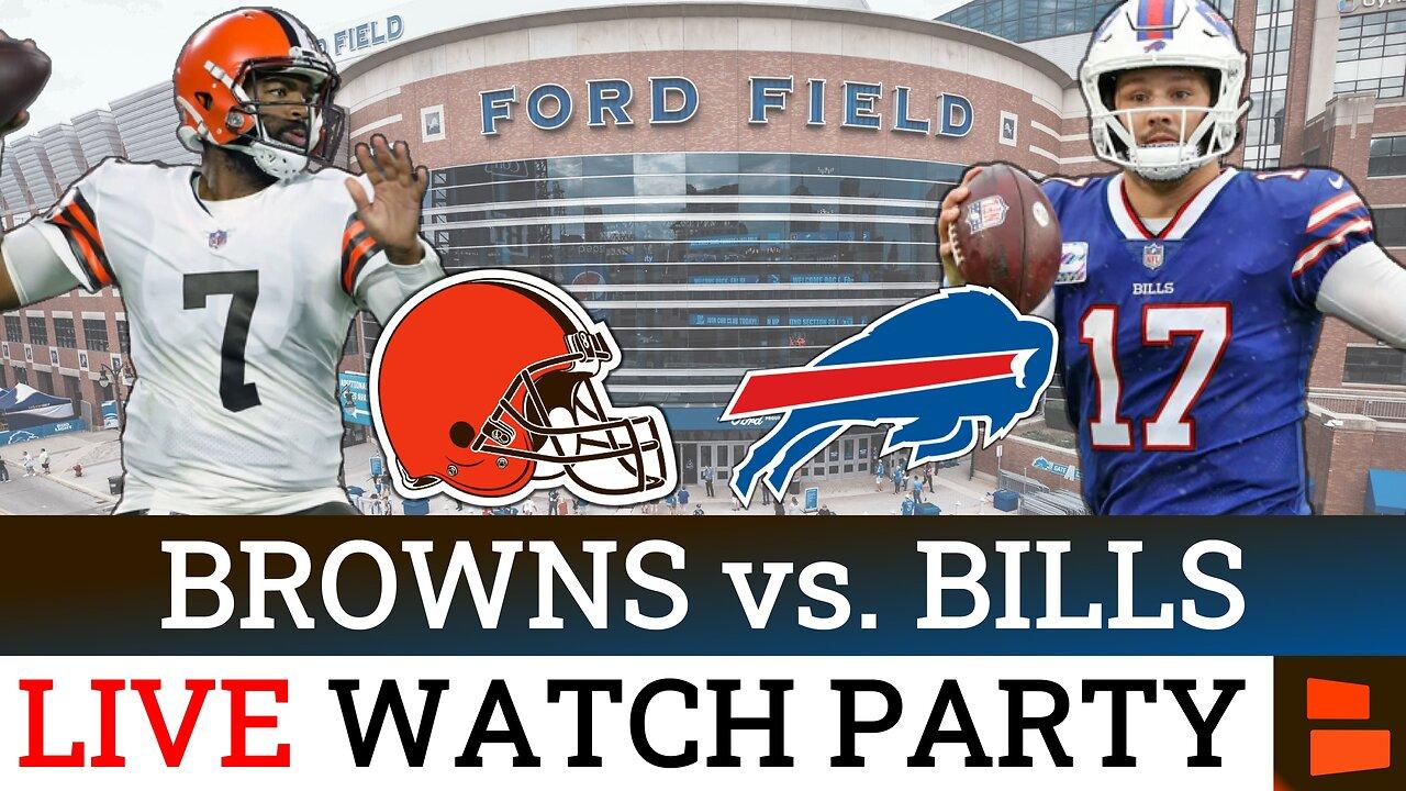 Browns vs. Bills LIVE Streaming Scoreboard