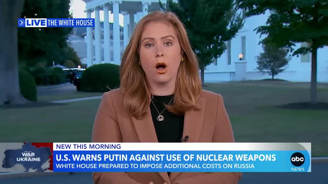 US warns Putin against use of nuclear weapons