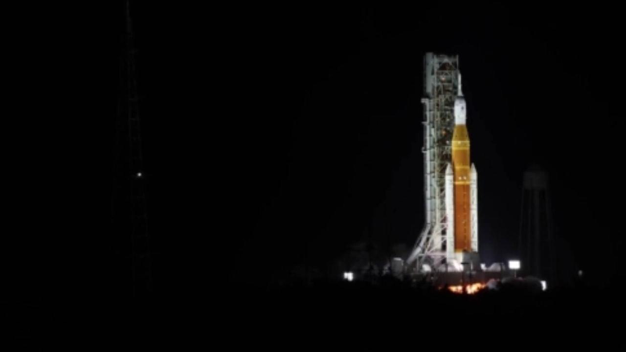 NASA Launch Pad Damaged During Artemis Launch Mission
