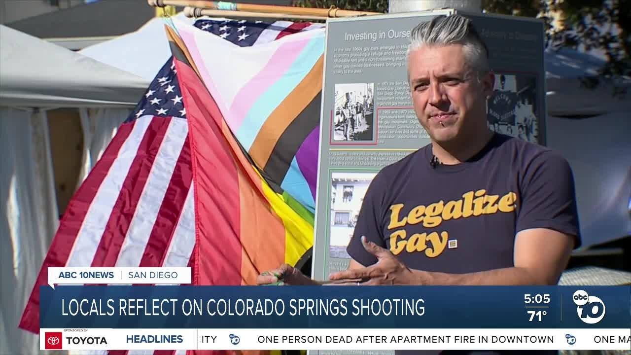 San Diegans reflect on Colorado Springs shooting at LGBTQ nightclub