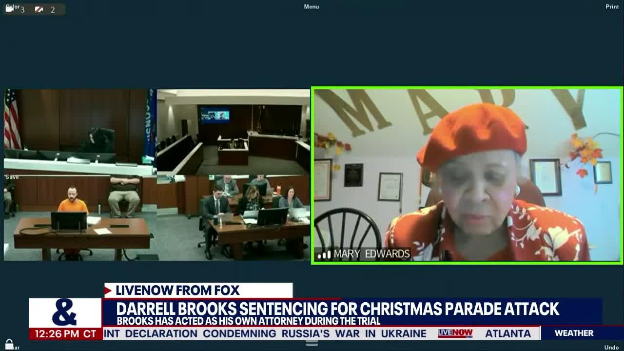 Darrell Brooks' mother and grandmother plead with the judge to show mercy..