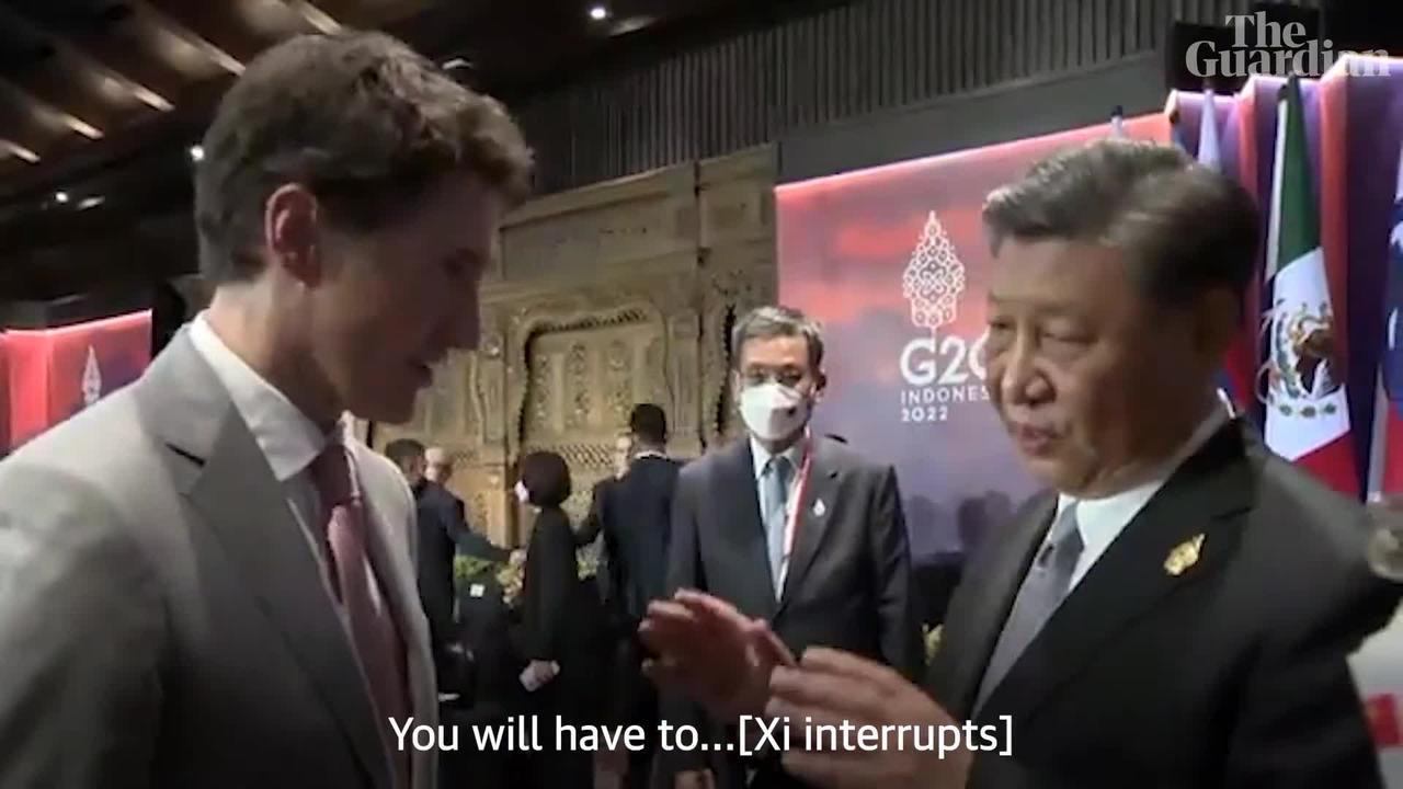 Xi Jinping confronts Justin Trudeau at G20 over 'leaked' conversation details