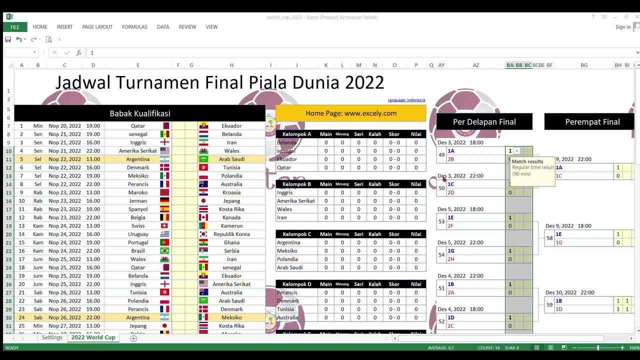 Hasil Drawing Grup Piala Dunia 2022 Qatar ~ FIFA - One News Page VIDEO