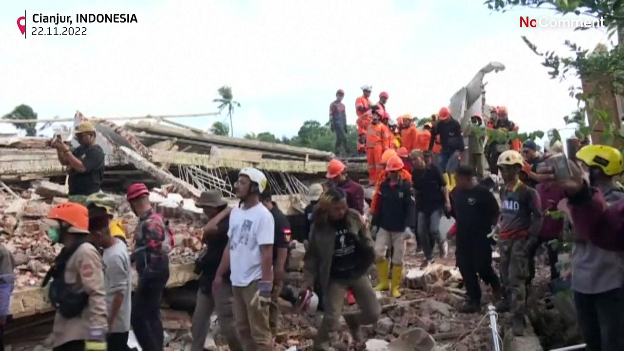 Rescue efforts ongoing after deadly earthquake devastates Indonesian island