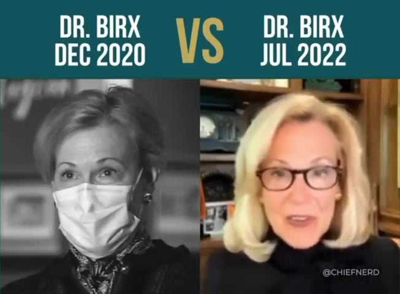 Dr Deborah Birx Covid Vaccinations THEN and NOW