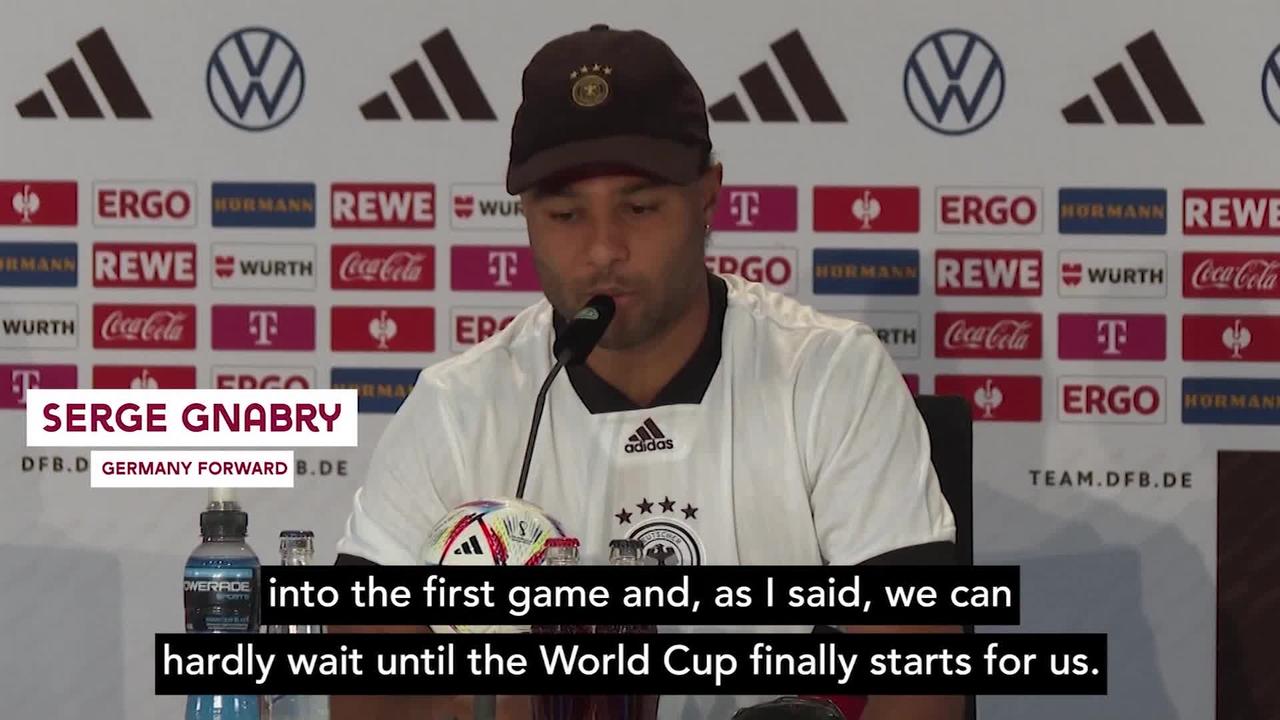 We'll be at our peak' for World Cup opener v Japan, says Germany's Gnabry | Die Nationalelf | Qatar
