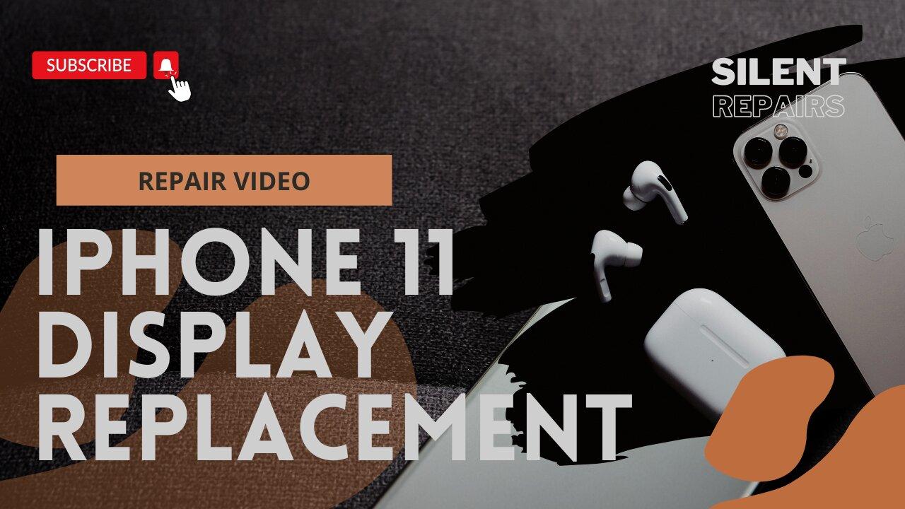 Apple Iphone 11 | Screen, lcd repair | Display replacement | Repair video