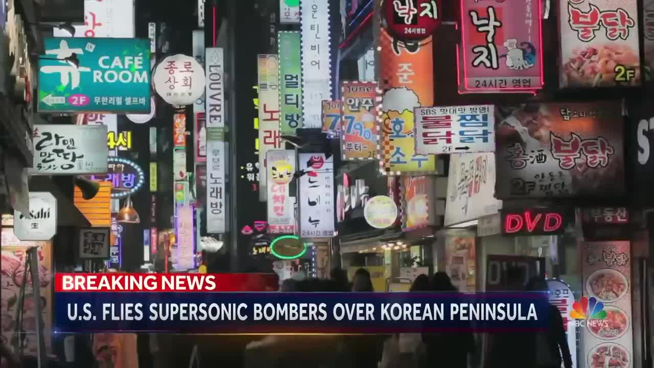 U.S. Deploys B1 Heavy Bombers Sending A Message To North Korea