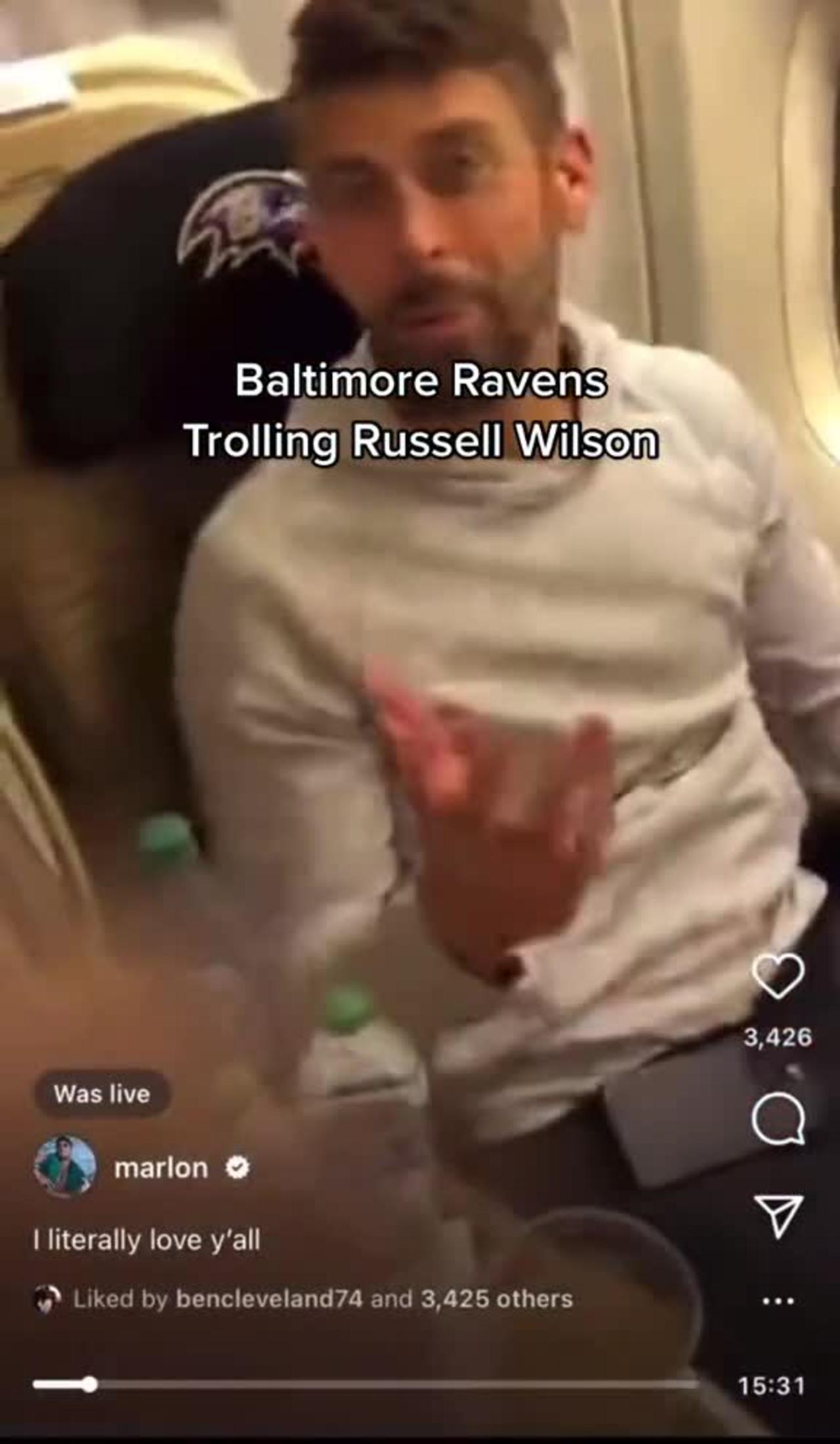 Baltimore Ravens Troll Russell Wilson & Denver Broncos