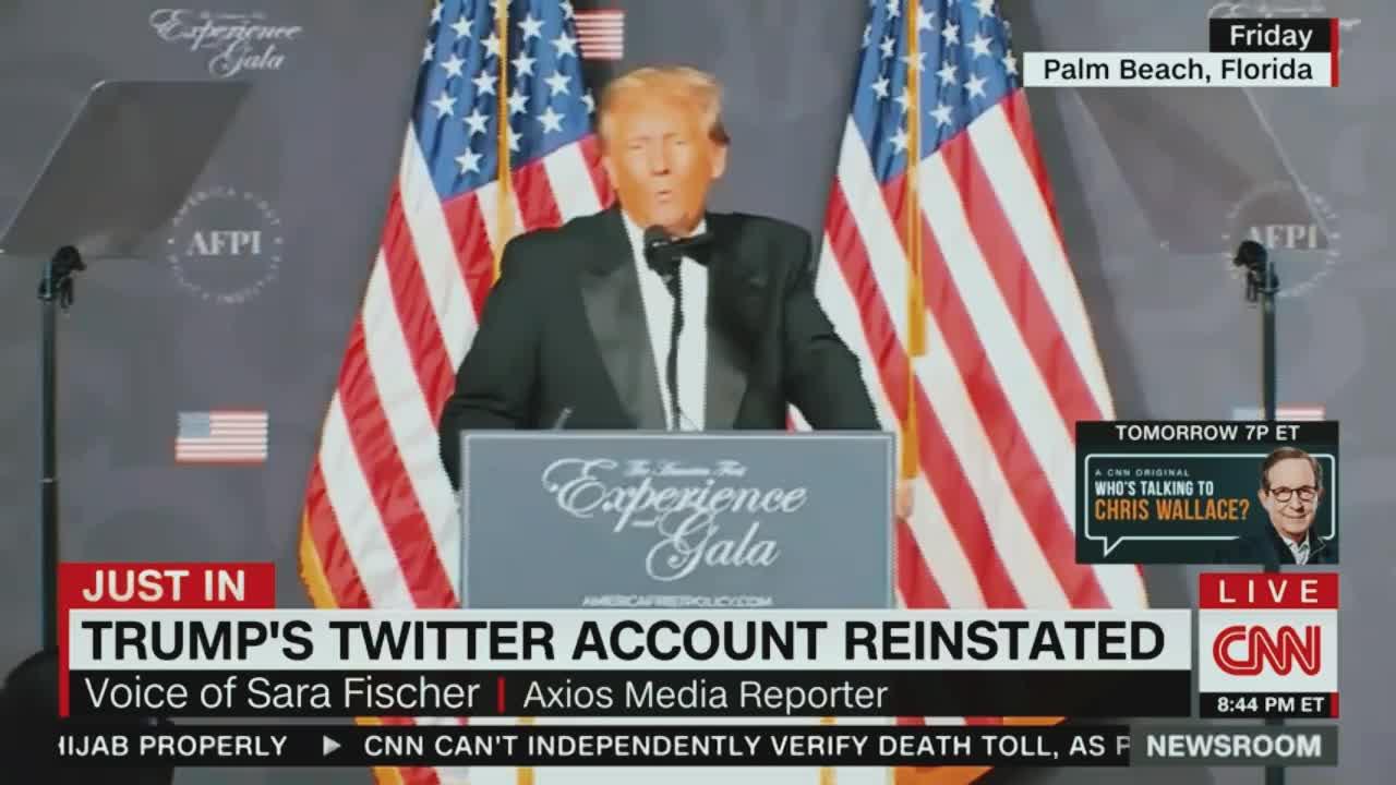 Donald Trump's Twitter account is back