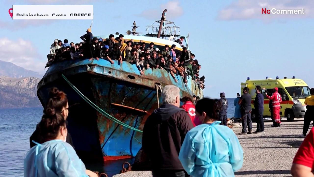 Five hundred people crammed in fishing boat rescued in Mediterranean
