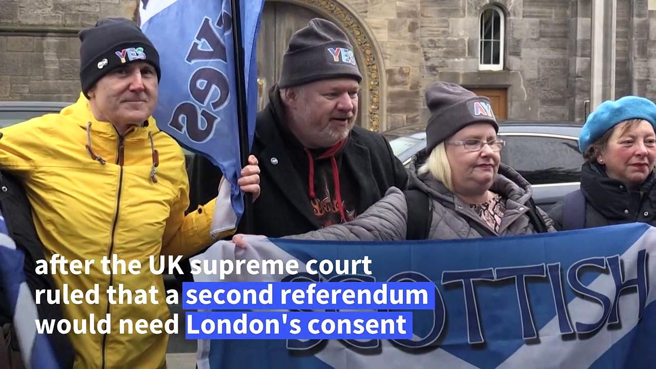 Anger in Edinburgh after UK Supreme Court's Scottish Indyref2 ruling