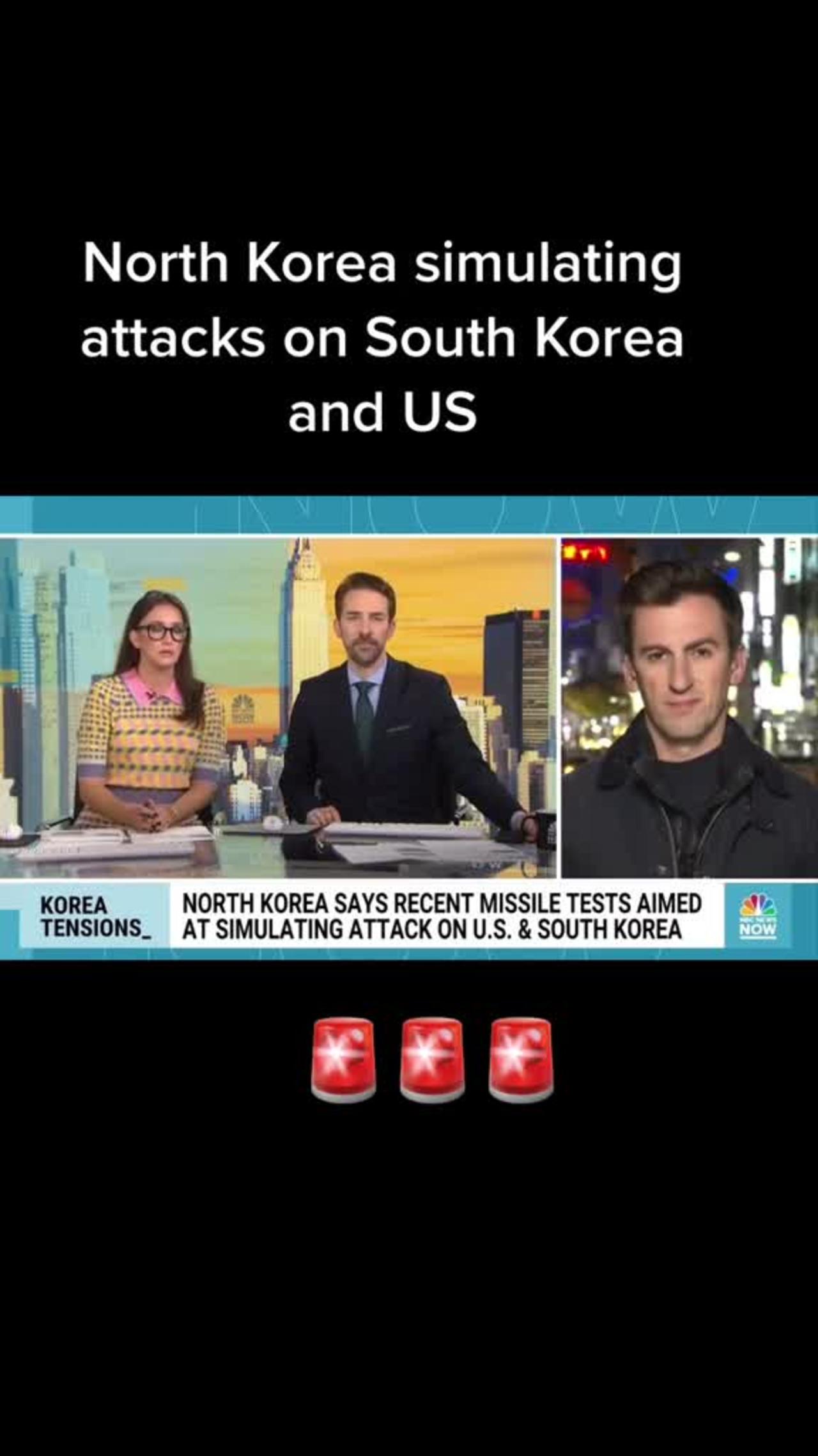 North Korea simulating attacks on South Korea and US