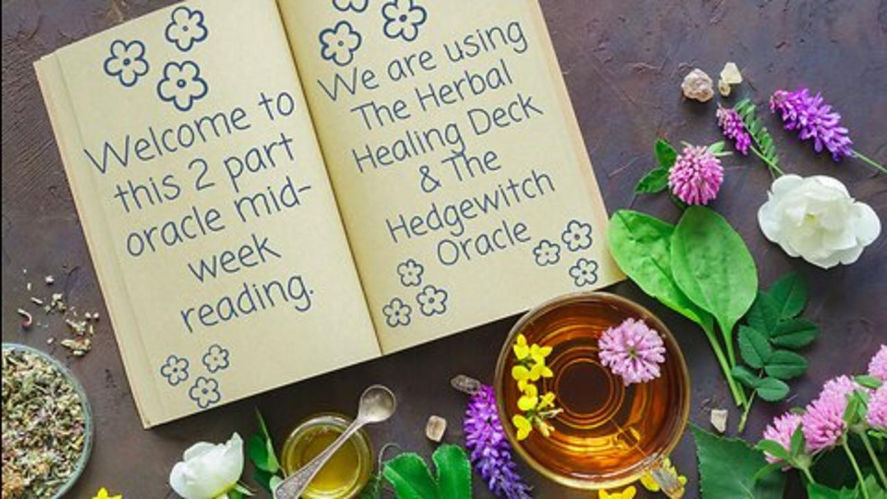 Mid Week Oracle Reading ~ Herbal Healing Deck & Hedgewitch Oracle