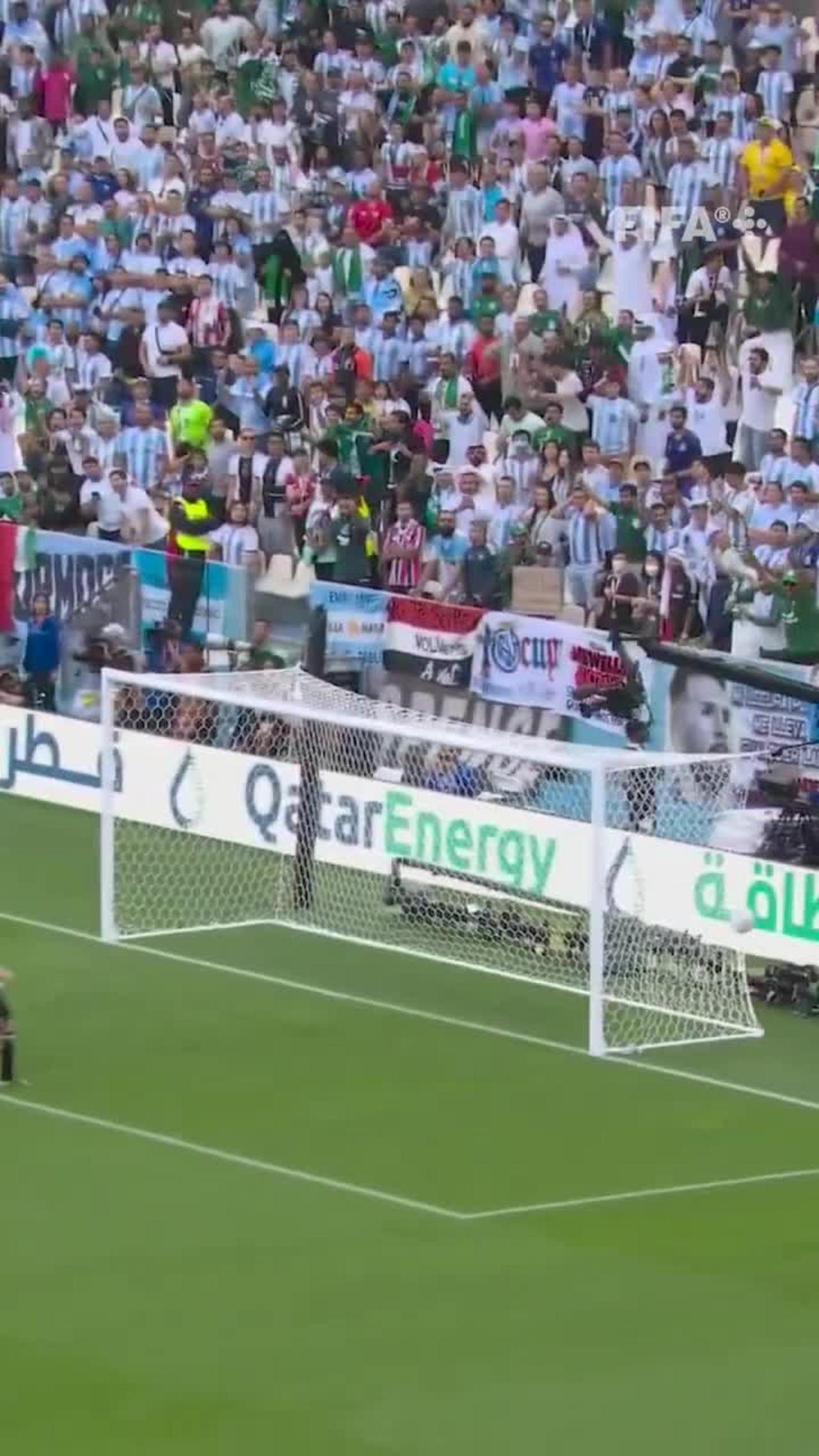 Al-saleh goal world cup Saudi Arabia vs Argentina