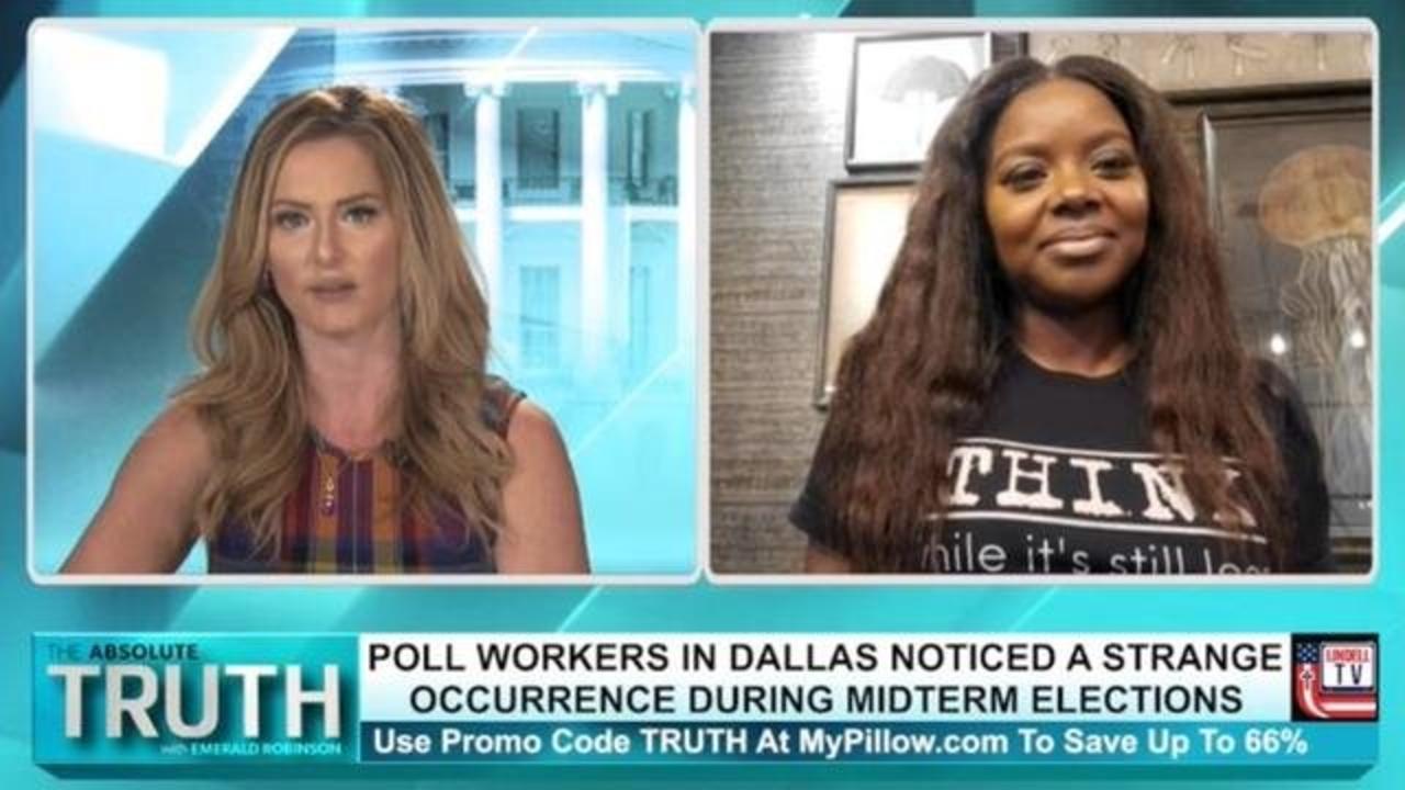 POLL WORKERS IN DALLAS NOTICED A STRANGE OCCURRENCE DURING MIDTERM ELECTIONS