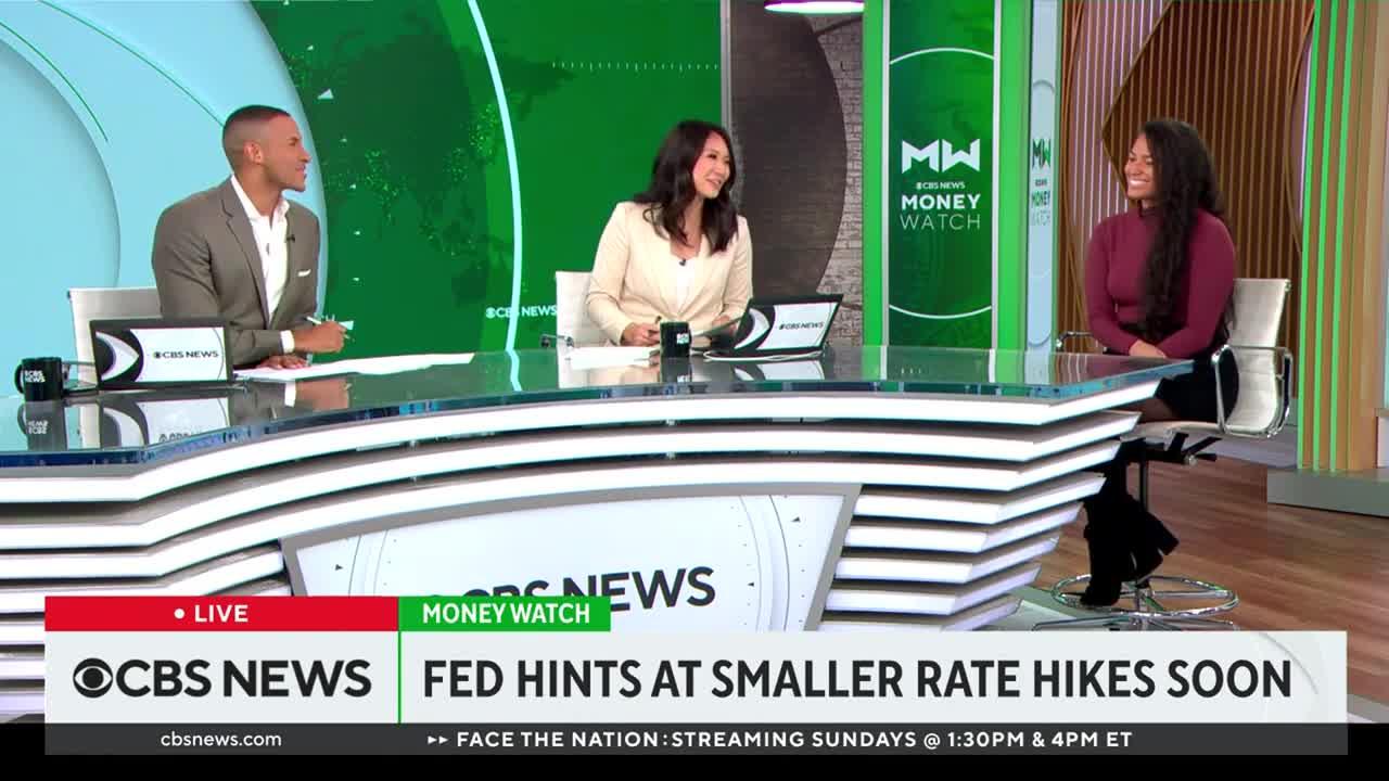 Fed hints at smaller interest rate hikes "soon"