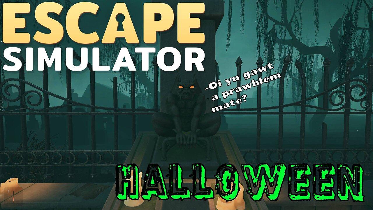 I CAN'T SEE A DARN THING - Escape Simulator Spooky Halloween Update!