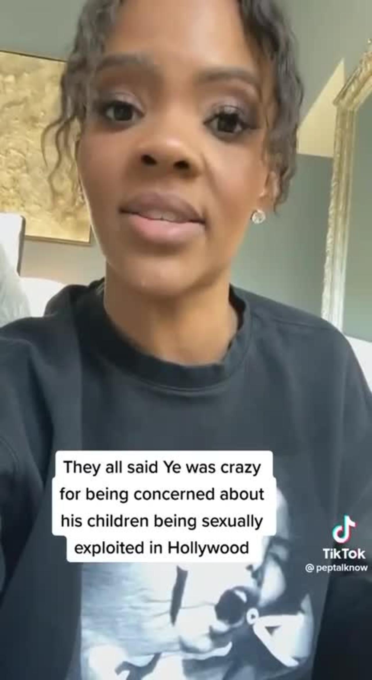 Candace Owens (allegedly deepstate) speaks out about Hollywood elite pedophiles.