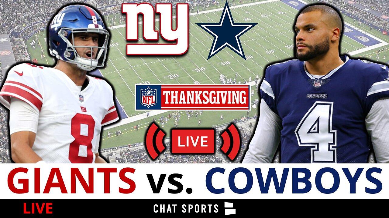 Giants vs Cowboys Live Streaming Scoreboard, Play-By-Play, Highlights, Stats & Updates | NFL Week 12