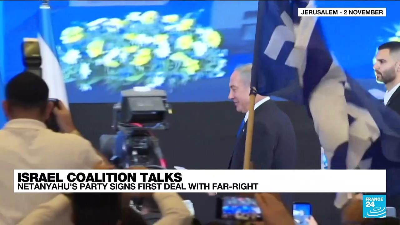 Israel's Likud signs coalition deal with far right