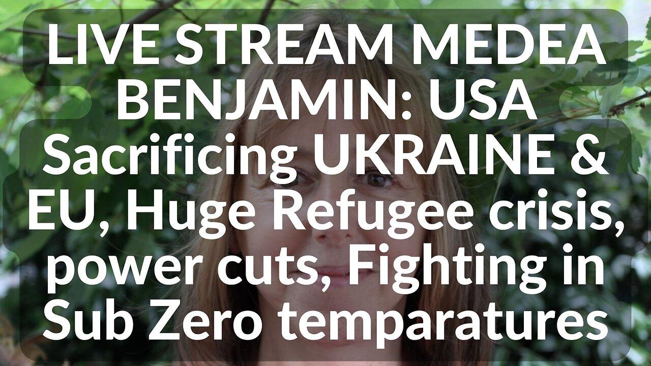 LIVE STREAM MEDEA BENJAMIN: USA Sacrificing UKRAINE & EU,Refugee crisis, power cuts,Sub Zero temp