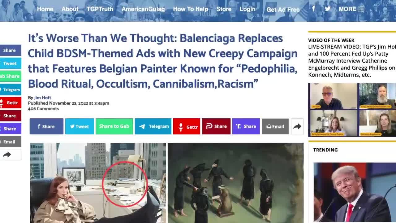 Thanksgiving: PIZZAGATE 2.0 Balenciaga Blown Wide Open as Public Awakens to Elites Pedophile Agenda