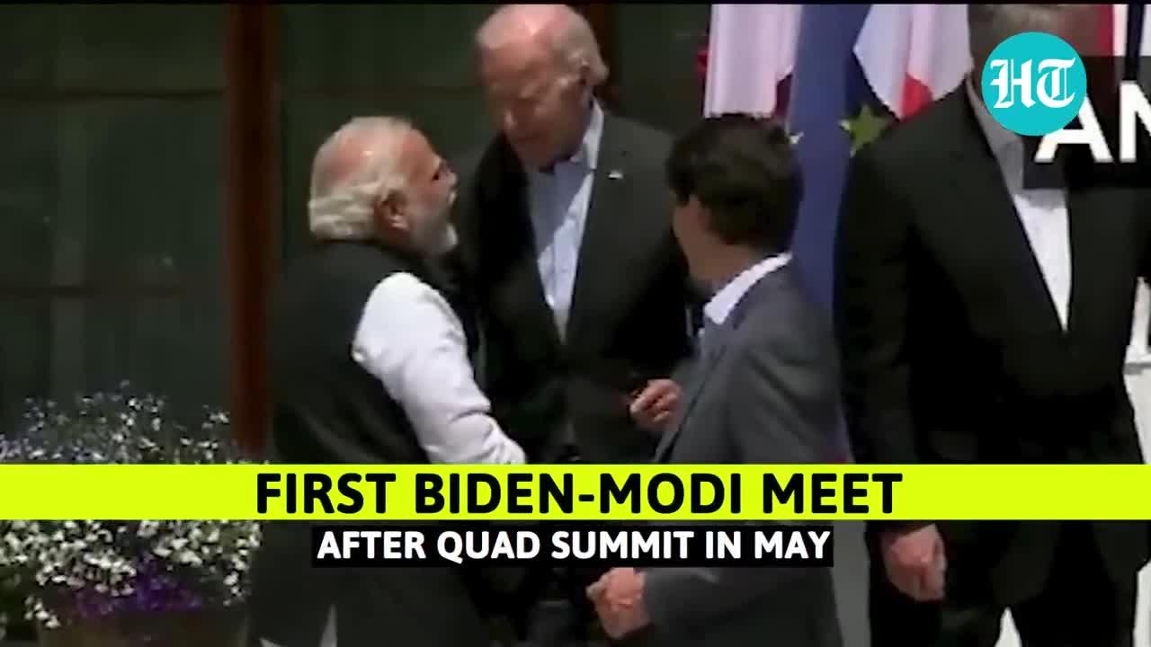 How Biden walked up to PM Modi to greet him at G7 Summit in Germany's Schloss Elmau