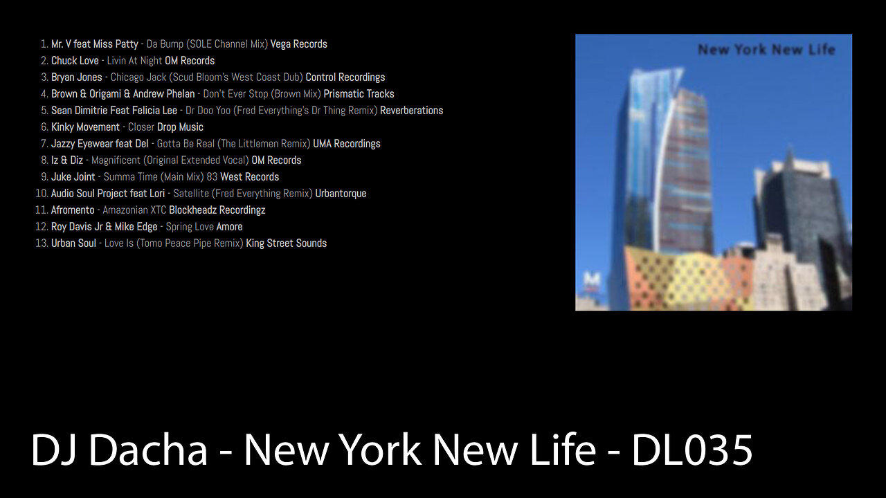 DJ Dacha - New York New Life - DL035 (Deep Jayyz House Music DJ Set)