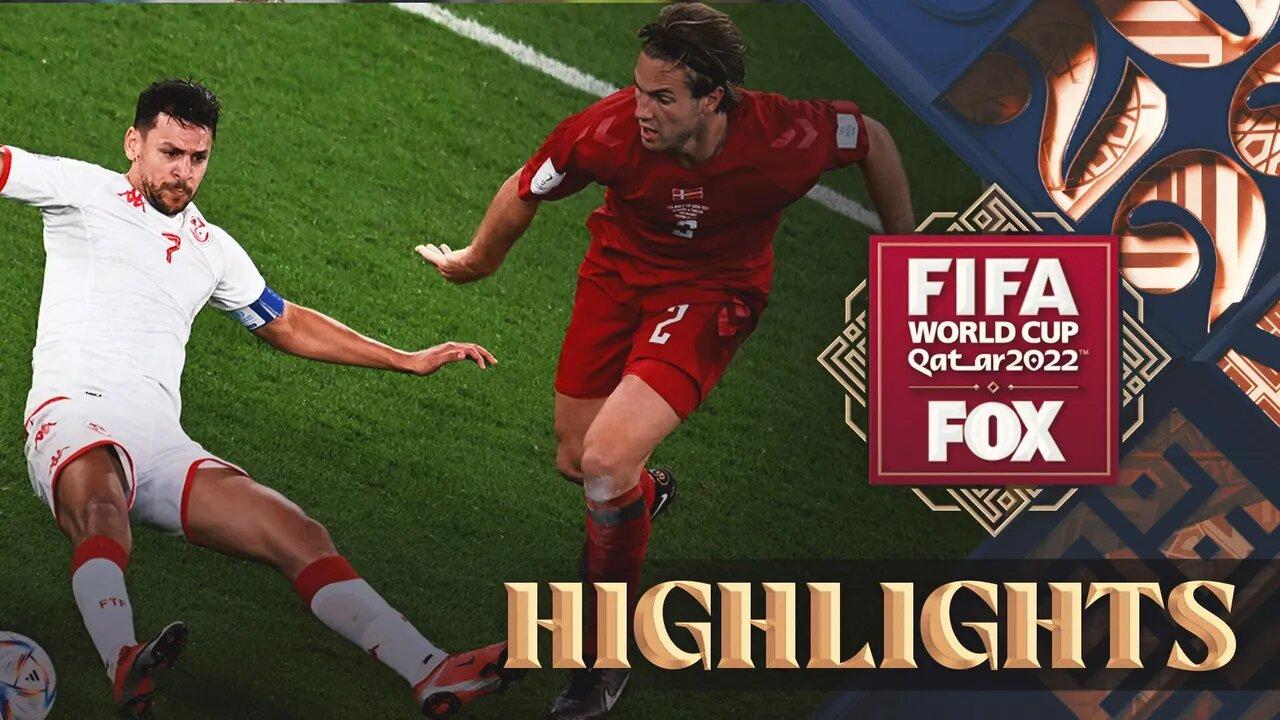Denmark vs. Tunisia Highlights - FIFA World Cup 2022
