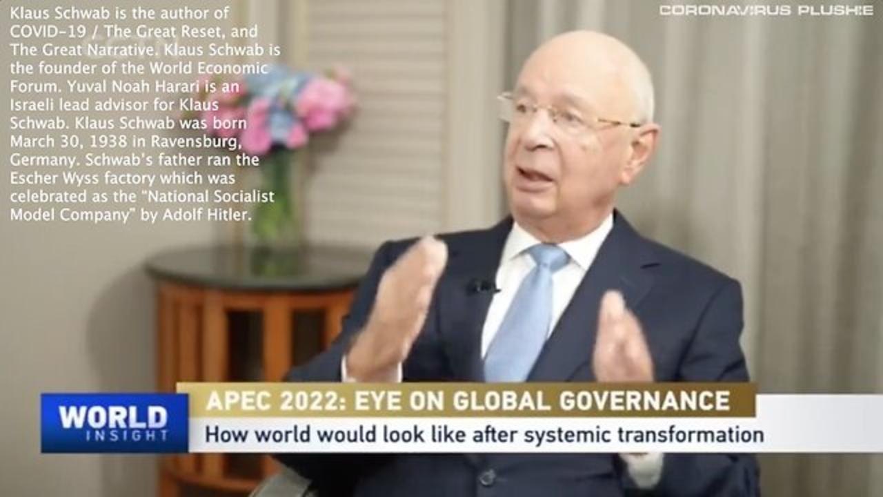 Klaus Schwab | "We Have to Construct the World of Tomorrow. It's a Systemic Transformation of the World. China Is a Ro