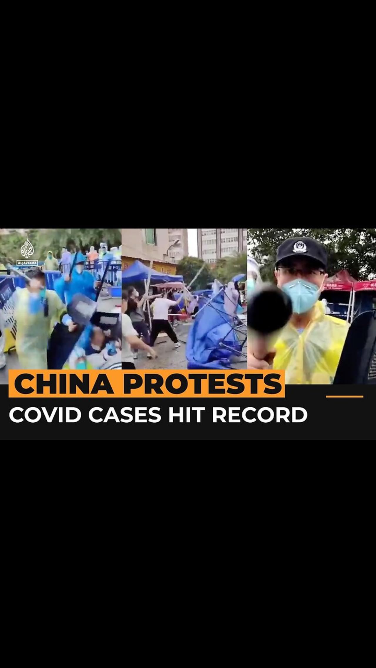New protests in China as COVID cases hit new high | Al Jazeera Newsfeed