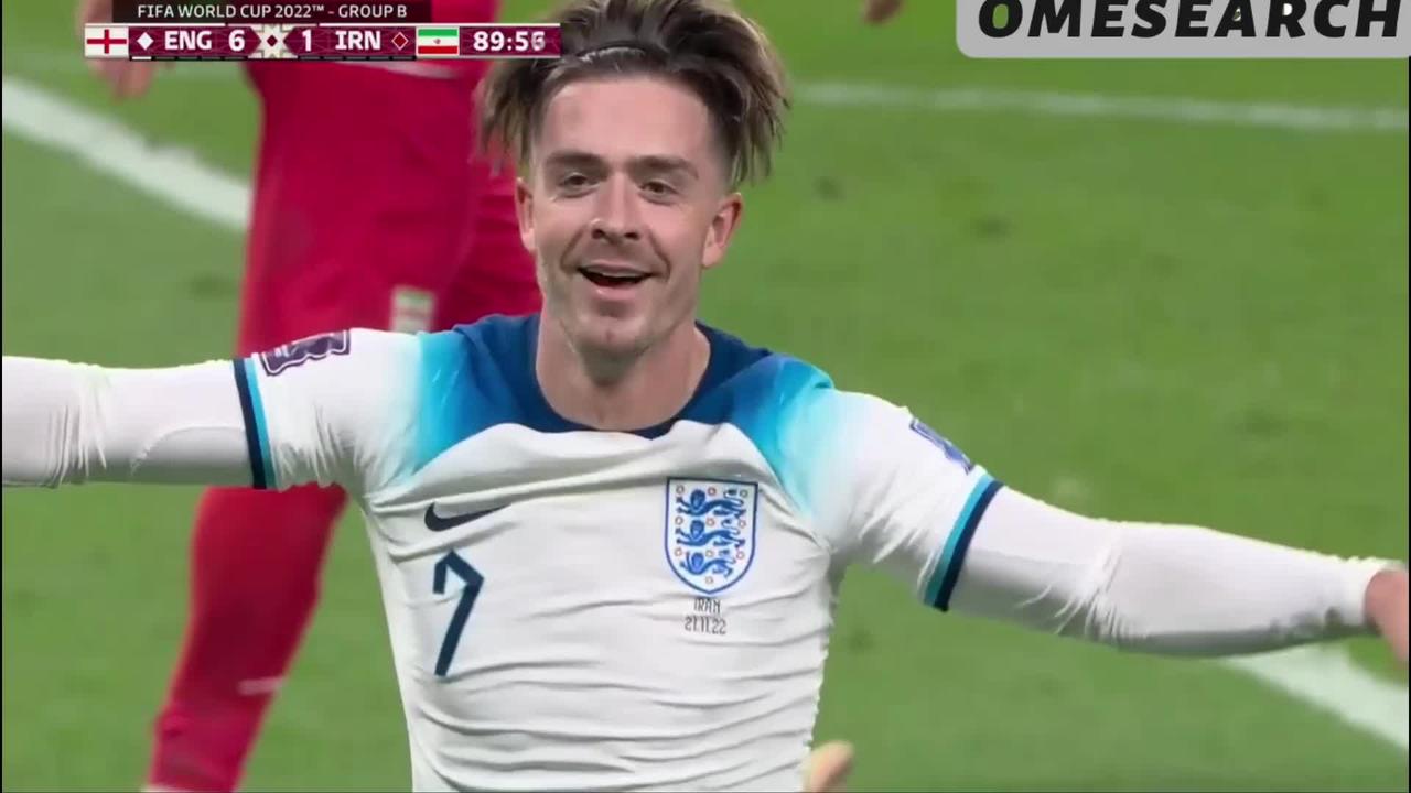 England Vs Iran 6-2 Highlights All Goals