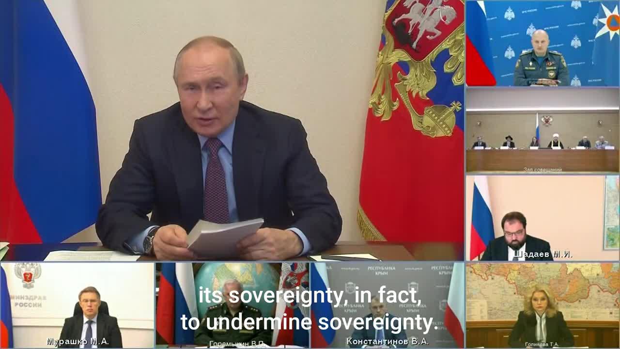 Putin Says the West Is Trying to Re-write History