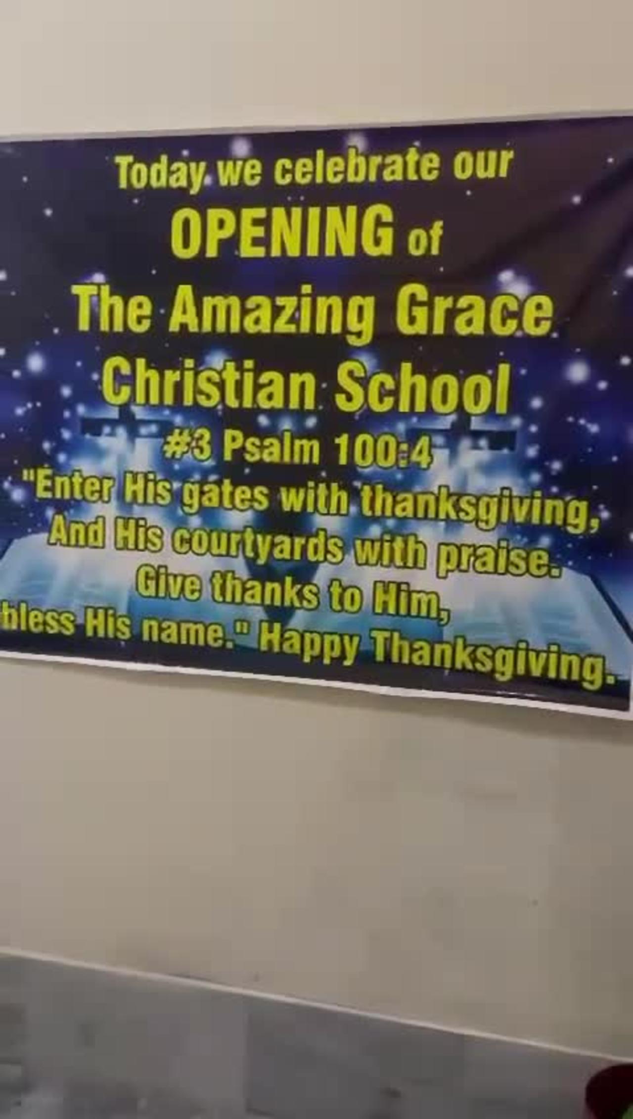 Pakistan Amazing Grace Christian School #3 opening ceremony 11/24/22