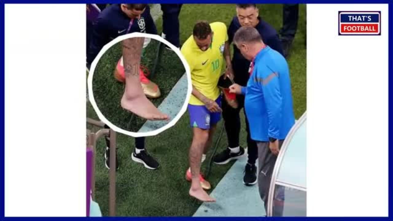 😱Neymar Injury vs Serbia | Neymar Out of World Cup?