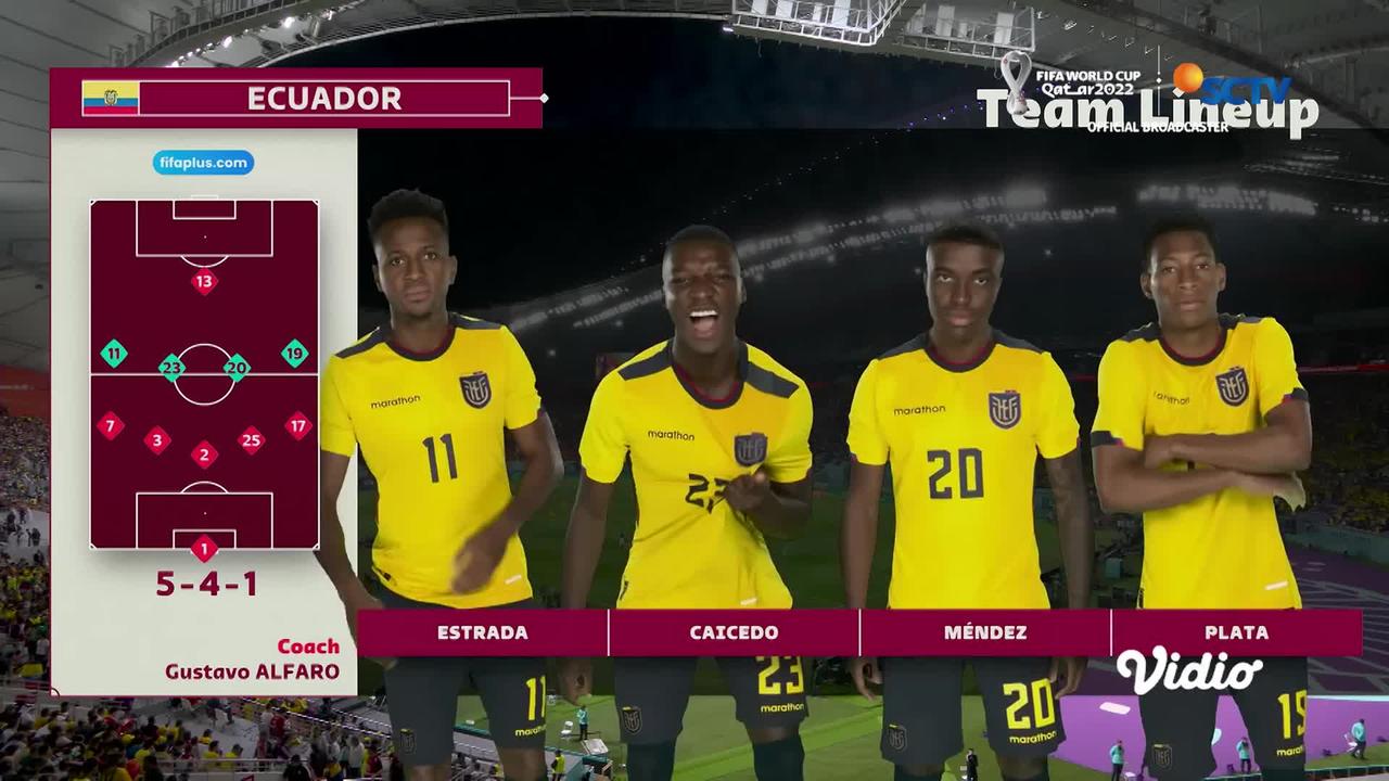 Starting Line Up Netherlands vs Ecuador | FIFA World Cup Qatar 2022