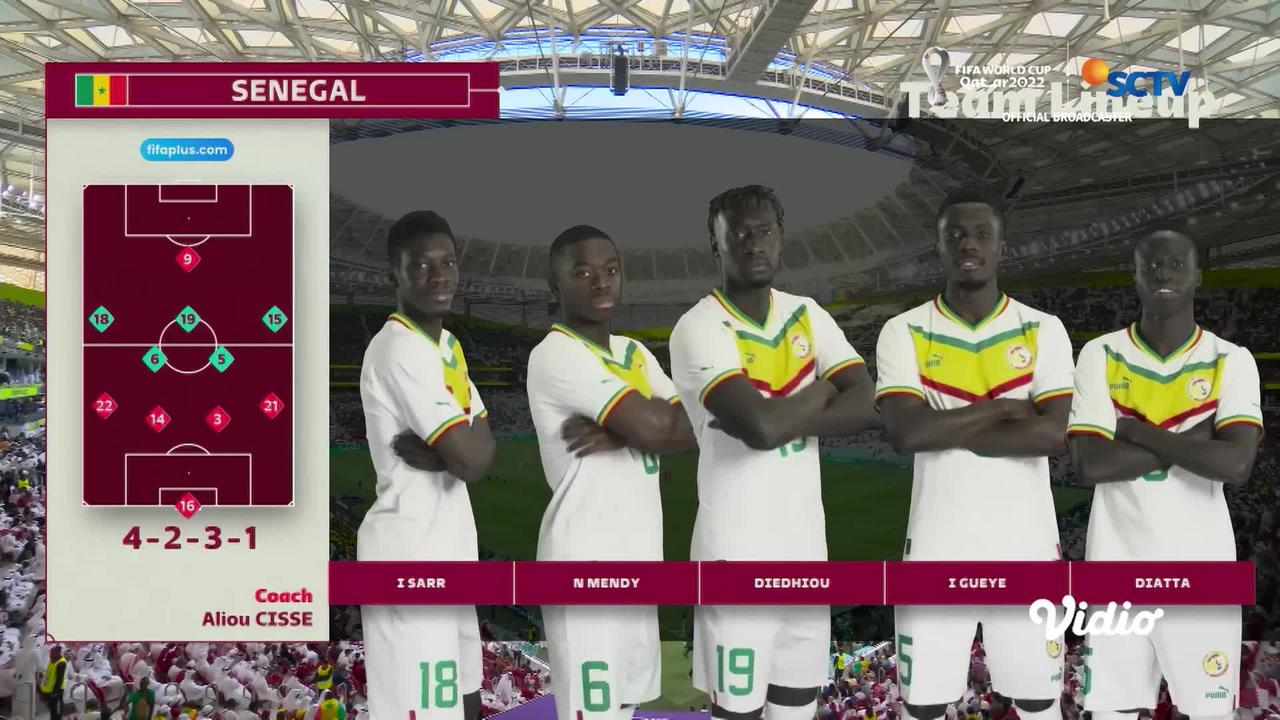 Line Up Qatar vs Senegal | FIFA World Cup Qatar 2022