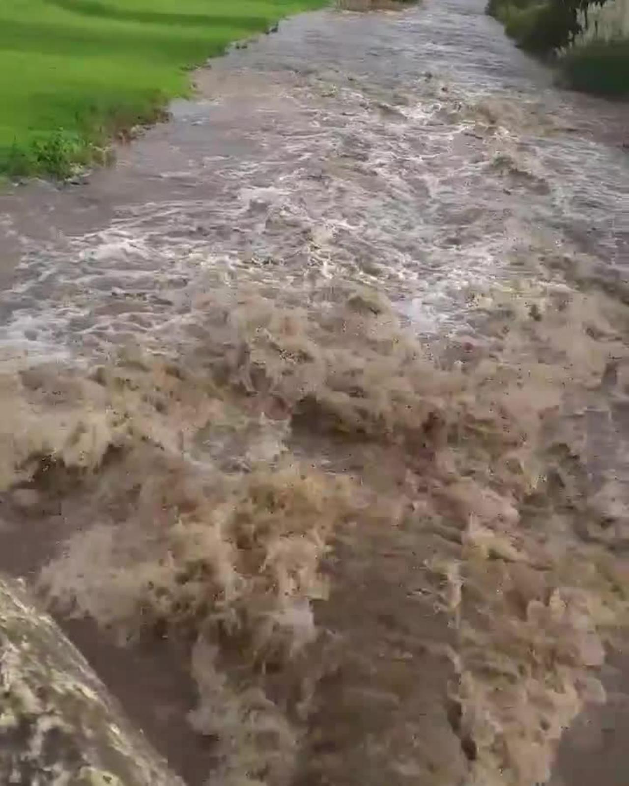 Canal flooding after Hurricane Ian